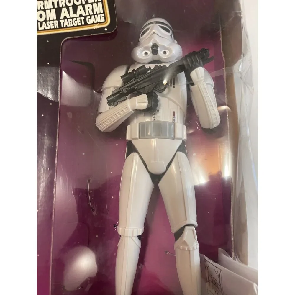 1997 Tiger Electronic Star Wars Room Alarm Stormtrooper With Laser Target Game
